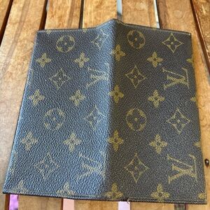 Authentic Louis Vuitton Monogram checkbook  Holder